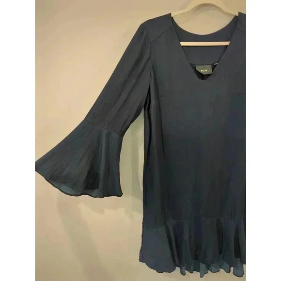 Maeve Anthropologie Dress V-Neck Bell Sleeve A-Line Size M - Picture 5 of 10